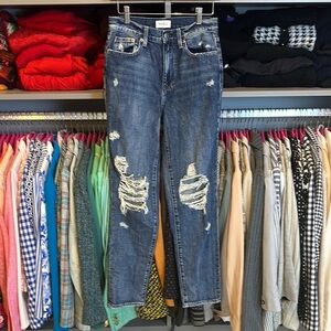 Pistola blue distressed jeans size 26